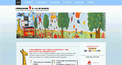 Desktop Screenshot of fondazionedemarchi.it